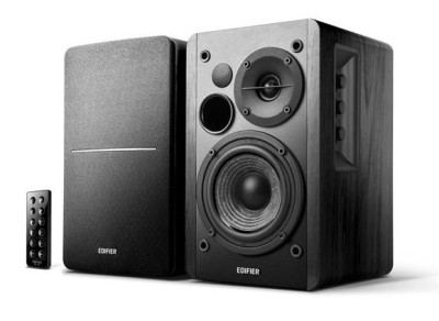 Edifier R1280D 2x21W RMS, Bluetooth, optisk/coax, med fjärrkontroll - Svart