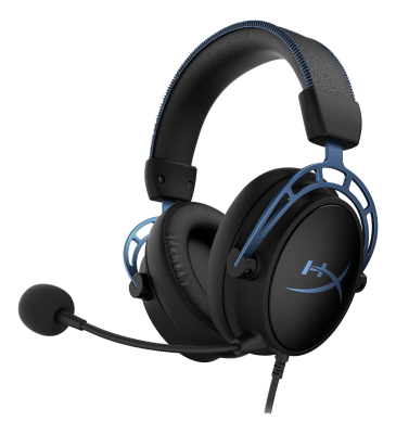 HyperX Cloud Alpha S, 7.1 surround, 3,5mm - Svart/Blå#1