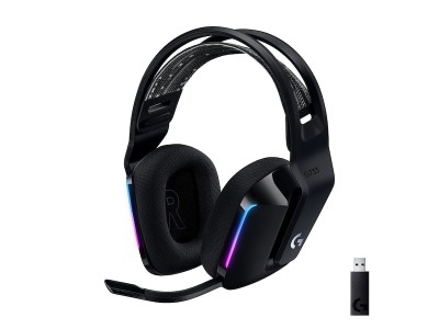 Logitech G733 Lightspeed Wireless Headset, RGB - Svart#1