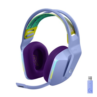 Logitech G733 Lightspeed Wireless Headset, RGB - Lila#1