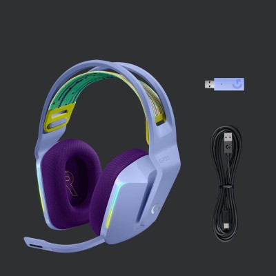 Logitech G733 Lightspeed Wireless Headset, RGB - Lila#5