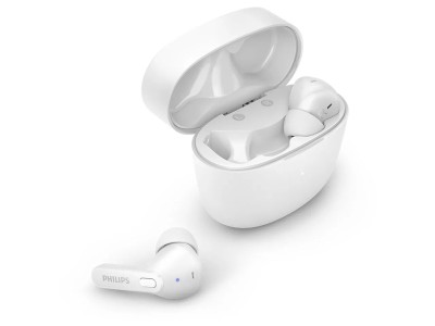 Philips T2206 trådlösa hörlurar, In-ear (vit) In-Ear, bluetooth, IPX4 vattenskydd, upp till 18 timmars uppspelningstid#1