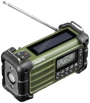 Sangean MMR99 Green Dynamo-radio, Överlevnadsradio, krisradio, Vevradio, Bra att ha radio#4