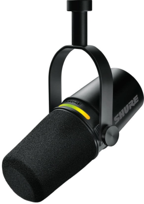 Shure MV7+-K , avancerad brusreducering, USB/XLR - Svart