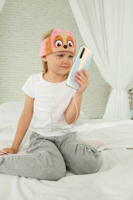 PAW Patrol Pannband med hörlurar - Rosa#7