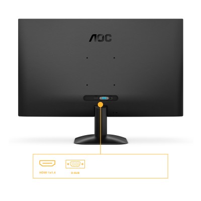 AOC 24" skärm 24B35HM2 1920x1080 VA, 100 Hz, 1 ms*, 4000:1, VGA/HDMI#4