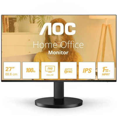 27" AOC 27B3HA2, IPS 1920x1080, 1 ms, 100Hz, HDR, HDMI/DP, högtalare