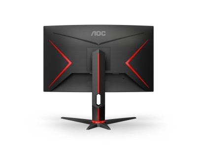 27" AOC C27G2ZU/BK, Curved VA 1920x1080, 0.5 ms, 240Hz FreeSync, höjdjusterbar, 2xHDMI/DP, högtalare, USB-hubb#5