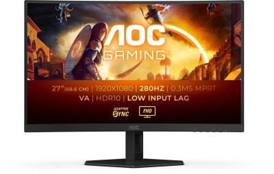 27" AOC C27G4ZXE, Curved Fast VA 1920x1080, 0.3 ms, 280Hz Adaptive-Sync, HDR10, 2xHDMI/DP