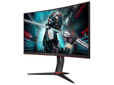 27" AOC CQ27G2U, Curved VA 2560x1440, 1 ms, 144Hz FreeSync, höjdjusterbar, VGA/HDMI/DP#3