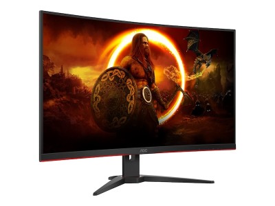 31.5" AOC CQ32G2SE, Curved VA 2560x1440, 1 ms, 165Hz FreeSync, 1500R, 2xHDMI/DP, högtalare#2