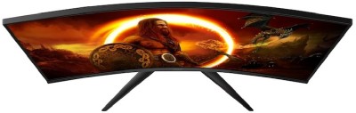 31.5" AOC CQ32G2SE, Curved VA 2560x1440, 1 ms, 165Hz FreeSync, 1500R, 2xHDMI/DP, högtalare#4