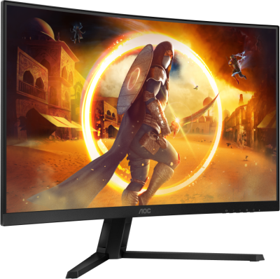 31.5" AOC CQ32G4VE, Curved Fast VA 2560x1440, 0.5 ms, 180Hz Adaptive-Sync, 1500R, 2xHDMI/DP Black/Grey#3