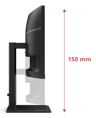 34" AOC CU34E4CV, Curved VA 3440x1440, 1 ms, 120Hz FreeSync, 1500R, höjdjusterbar, 2xHDMI/DP/USB-C 90W, högtalare, USB 3.2-hubb, 5 års garanti#3