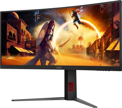34" AOC CU34G4, Curved Fast VA 3440x1440, 1 ms, 180Hz Adaptive-Sync, 1500R, höjdjusterbar, pivot, 2xHDMI/DP, högtalare#3