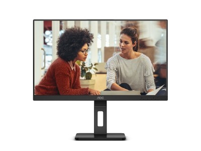 27" AOC Q27E3UMF, VA 2560x1440, 4 ms, 75Hz, höjdjusterbar, HDMI/DP, högtalare, USB-hubb