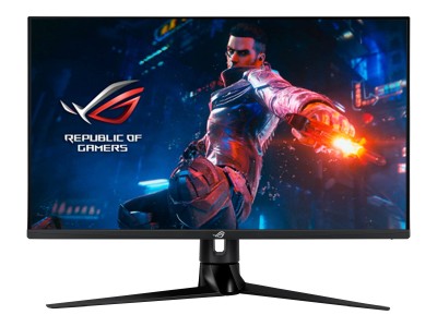 32" Asus ROG Swift PG32UQ, IPS QLED 4K/3840x2160, 1 ms, 144Hz G-Sync, HDR600, höjdjusterbar, 2xHDMI/DP, högtalare#2