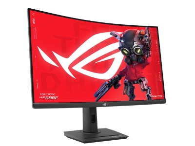 31.5" Asus ROG Strix XG32WCMS, Curved Fast VA 2560x1440, 1 ms, 280Hz FreeSync, HDR10, 1500R, höjdjusterbar, HDMI/DP/USB-C 15W#2