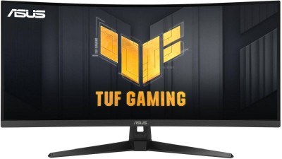 34" Asus TUF Gaming VG34VQ3B, Curved VA 3440x1440, 1 ms, 180Hz FreeSync Premium, 1500R, 2xHDMI/2xDP, högtalare, USB 3.2-hubb