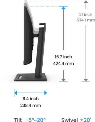 27" Benq GW2790T, IPS 1920x1080, 100 Hz Adaptive-Sync, höjdjusterbar, pivot, 2xHDMI/DP, högtalare#7