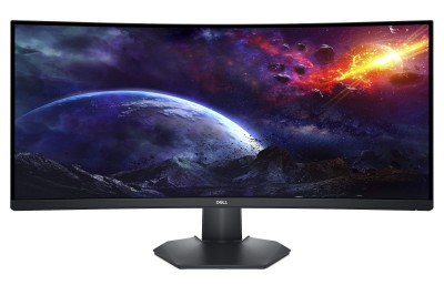 34" Dell S3422DWG, Curved IPS 3440x1440, 1 ms, 144Hz, höjdjusterbar, 2xHDMI/DP, USB 3.2-hubb#1