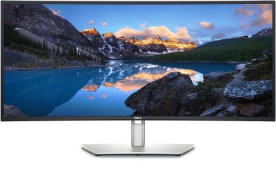 34.1" Dell UltraSharp U3423WE, Curved IPS 3440x1440, 5 ms, höjdjusterbar, 2xHDMI/DP/USB-C 90W, högtalare, USB 3.2-hubb