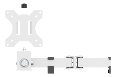 Bordsfäste Deltaco GAM-040-W för 2 skärmar 13-32" - Vit#3