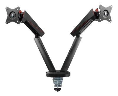 Bordsfäste Deltaco GAM-102 Spring-Assisted Pro Gaming Monitor Arm för 2 skärmar 17-32" - Svart#2