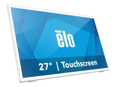 27" Elo Touch Systems 2770L, IPS 1920x1080, 14 ms, 10-point touch, VGA/HDMI, högtalare, USB-hubb - Vit