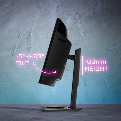 34" Gigabyte G34WQCP, Curved VA 3440x1440, 1 ms, 180Hz FreeSync Premium, 1500R, HDR400, höjdjusterbar, 2xHDMI/DP, USB 3.2-hubb, högtalare#10