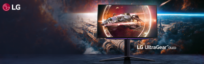 27" LG UltraGear 27GS95QE, OLED 2560x1440, 0.03 ms, 240Hz G-Sync, HDR400, höjdjusterbar, pivot, 2xHDMI/DP, USB 3.0-hubb#2