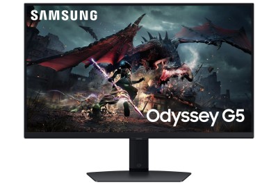 27" Samsung Odyssey G5 LS27DG502EUXEN, IPS 2560x1440, 1 ms, 180Hz FreeSync, höjdjusterbar, pivot, HDMI/DP#1