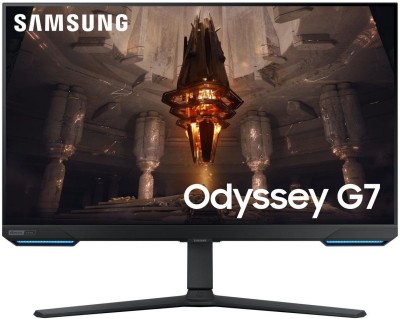 32" Samsung Odyssey G7 Smart 32BG700, IPS 4K/3840x2160, 1 ms, 144Hz G-Sync, höjdjusterbar, pivot, 2xHDMI/DP, LAN/WiFi/Bluetooth, högtalare, USB 3.2-hubb, fjärrkontroll#1