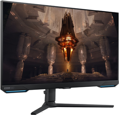 32" Samsung Odyssey G7 Smart 32BG700, IPS 4K/3840x2160, 1 ms, 144Hz G-Sync, höjdjusterbar, pivot, 2xHDMI/DP, LAN/WiFi/Bluetooth, högtalare, USB 3.2-hubb, fjärrkontroll#3