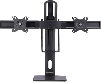 Bordsstativ StarTech.com Crossbar Dual Monitor Desk Stand för 2 skärmar 17-27" - Svart#3