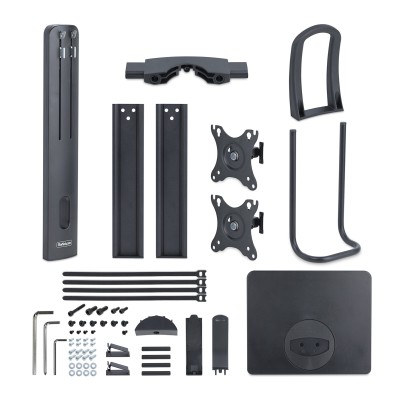 Bordsstativ StarTech.com Crossbar Dual Monitor Desk Stand för 2 skärmar 17-27" - Svart#11