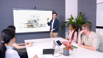 Yealink MB86-A001 | MeetingBoard | Fast Optik (EPTZ) Rumskamera | All-in-one Collaboration Display | Teams / Zoom Certified#5