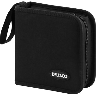Deltaco CD-DVD Väska 32 skivor