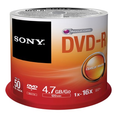 DVD-R 50-pack 4.7GB 1x-16x