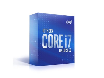 Intel Core i7-10700K 8-Core 16-Thread (95W), 3,8/5,1 GHz, LGA1200, UHD 630 Graphics, 16 MB cache, boxad utan kylare
