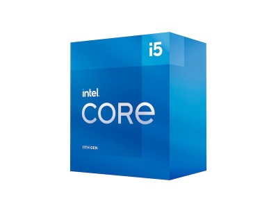 Intel Core i5-11500 6-Core 12-Thread (65W), 2,7/4,6 GHz, LGA1200, UHD Graphics 750, 12 MB cache, boxad med kylare