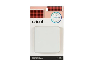 Cricut Infusible Ink Aluminium Coasters 4-pack (White, Square)