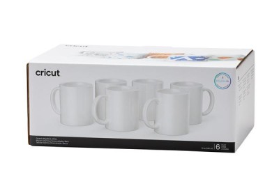 Cricut mug white 350ml (6 pieces)