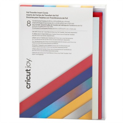Cricut Joy Insert Cards FOIL Celebration A6 (11,4 cm x 15,9 cm) 8-pack