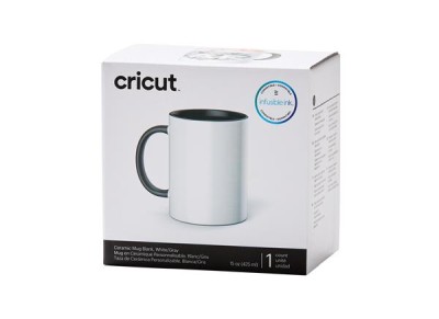 Cricut mug grey / white 440ml (1 piece)