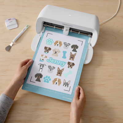 Cricut Joy Xtra Printable Waterproof Sticker set Transparant 6-pack A4#4