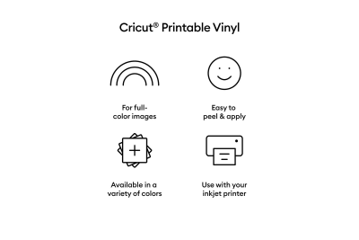 Cricut Joy Xtra Printable Vinyl White 12-pack A4#3