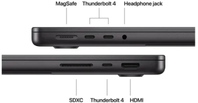 Apple MacBook Pro 14 tum, M5 10-Core CPU 10-Core GPU, 32 GB minne, 1 TB SSD - Rymdsvart#3