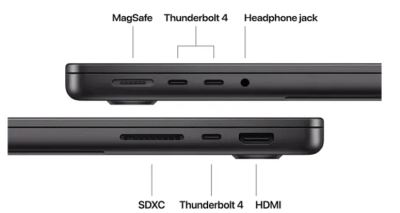 Apple MacBook Pro 14 tum, M4 10-Core CPU 10-Core GPU, 16 GB minne, 1 TB SSD - Rymdsvart#3