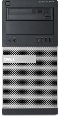 Dell Optiplex 7020 MT, Intel Core i5-4590, 8 GB, 500 GB, HD4600, DVDRW, Win7 Pro+Win8.1 Pro, 3 år next-business-day